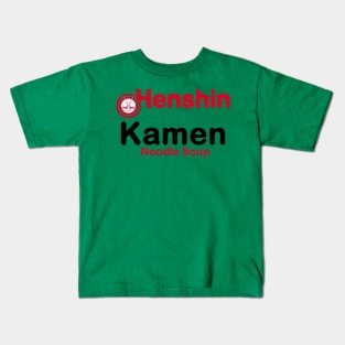 Henshin Transforming Noodle Logo Kids T-Shirt